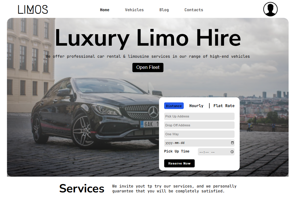 limos website home images